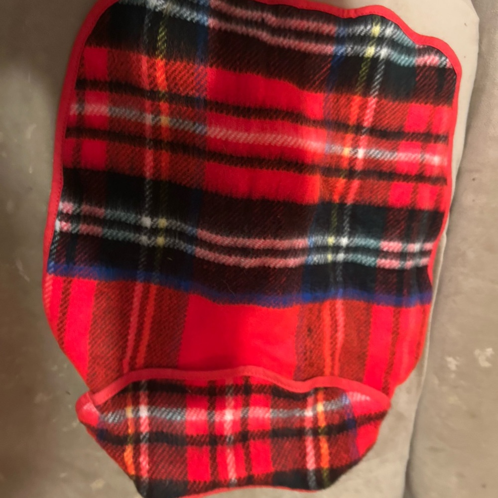 SIZE 18-Red Plaid Dog Jacket
